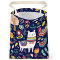 Car Trash Bag Hanging No Snap Small Garbage Bag for Car Back Seat Cute Printed One-handed Strap Trash Bags Car Accessories-Navy Alpaca Car Trash Bags - color: Alpaca Car Trash Bag