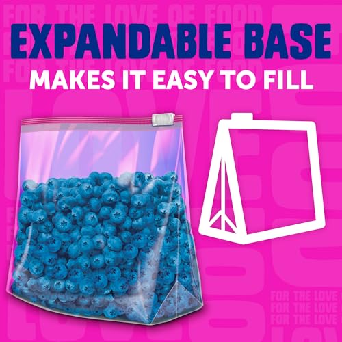 Ziploc Gallon Food Storage Slider Bags, 68 Count - size: 68 Count