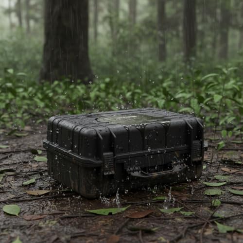 MEIJIA Portable All Weather Waterproof Camera Case with Customized Fit Foam,Fit Use of Drones,Camera,Equipments,Pistols,Elegant Black(18.3 ”x14.57”x8.66”) - size: 18.3" x 14.57" x 8.66"