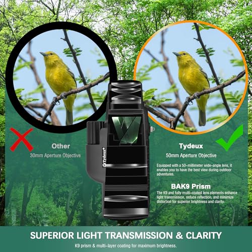 Monocular Telescope 12x50 Waterproof High Powered for Adults Outdoor