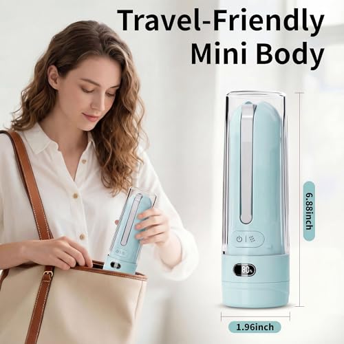 Portable Bidet for Travel, Electric Handheld Sprayer for Personal Hygiene - color: Sky Blue