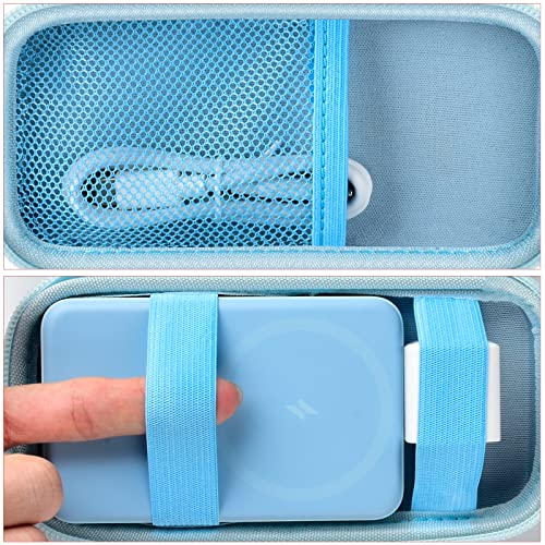 Power Bank Case for Anker MagGo 633/622/621/321 Portable Charger, Box Only - color: Blue, size: Medium