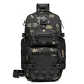 OZUKO Tactical Backpack Chest Sling Bags for Men, Waterproof Crossbody Shoulder Daypack for Outdoor Walking Hiking Trekking (Camo) - color: Camo
