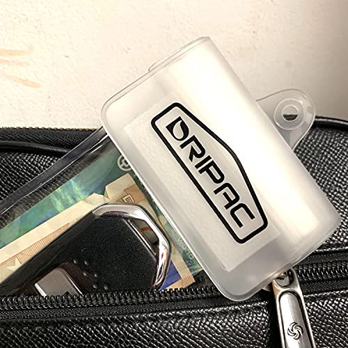 DRIPAC Waterproof Car Key FOB Case Bag Dry Holder Pouch For ID Badge Cash - color: White