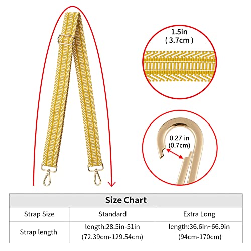 ZOOEASS Wide Shoulder Strap Adjustable Replacement Belt Crossbody Canvas Bag Handbag - color: Wide: 1.4"(3.5cm)color2, size: Wide: 1.4"(3.5cm)
