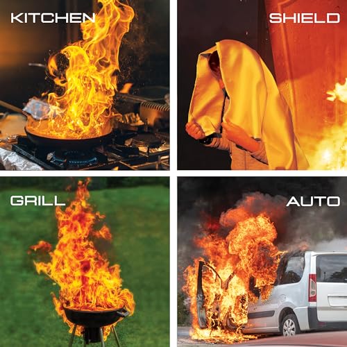 1080 Pack 40”x40” Fire Blanket for Home & Kitchen - Firemen Essential Stuff | Emergency Fire Blankets for Home & Kitchen for Survival - Home House Safety Supplies kit Must Haves - Firemen Safety Gifts - size: 1080 Pack