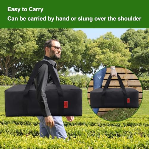 Extra Thick 24" Storage Bag Grill Tool Organizer Pro, BBQ Tool Heavy Duty Storage Bag, Double Layer 600D Oxford Cloth Waterproof (2x Thickness), Camping, Tailgating, BBQ Party Gift - style: 24"lx8"wx8"h Pro