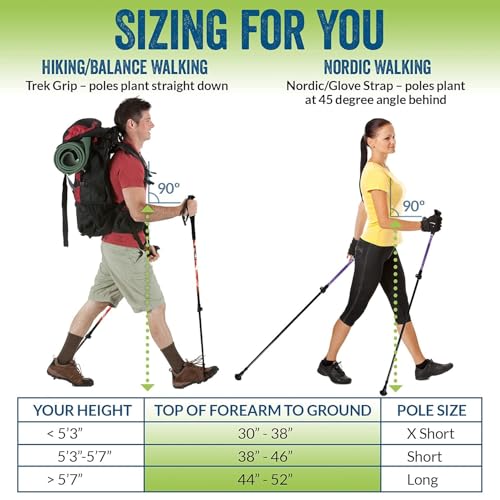 York Nordic Ultralight Folding Walking Poles - Travel Ready - with Rubber Feet, Baskets, and Bag - size: Heights under 5'3", style: Nordic Grips