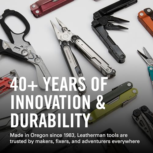 LEATHERMAN Signal 19-in-1 Multi-Tool, Topographical Print | Ferrocerium Fire Starter, Emergency Whistle & Diamond Sharpener, Camping & Survival, Topo Print Design, Made in USA - color: Topographical Print