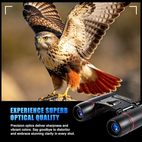 30x60 Compact Foldable Binoculars for Adults Kids, High Powered