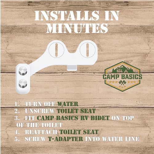RV Bidet for RV & Camper Trailers, Easy Installation