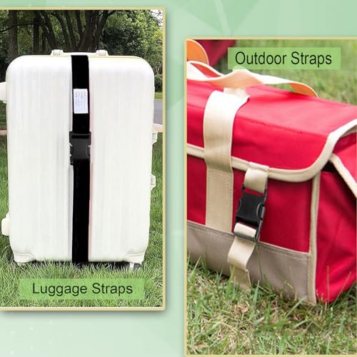 CooBigo 3pcs 1-1/2 Inch Plastic Buckle for Strap Replacment, Heavy Duty Belt Buckles Backpack Clips Luggage Webbing Straps Side Release Buckle Clasp - color: C: 1-1/2" Inner Diameter Black 3pcs