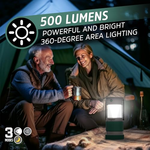 Energizer S-500 Hybrid Power Camping Lantern, Solar, Rechargeable, or AA Battery Powered, IPX4 Water Resistant Bright LED Lantern - style: 500 Lumens