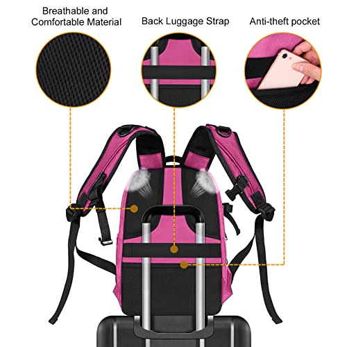 MOSISO Camera Backpack, DSLR/SLR/Mirrorless Photography Camera Bag - color: Rose Red