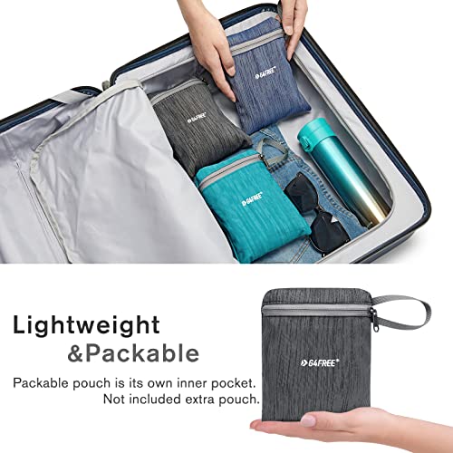 G4Free 10L/15L Hiking Backpack Lightweight Packable Hiking Daypack Small Travel Outdoor Foldable Shoulder Bag - color: Black, size: 15L