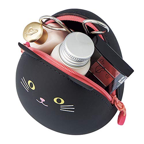LIHIT LAB PuniLabo Mini Zipper Pouch, Egg-Shaped, 2.2" x 2.4", Shiba Dog (A7782-2) - color: Shiba Dog, size: Medium: 2.2 × 2.4 inches