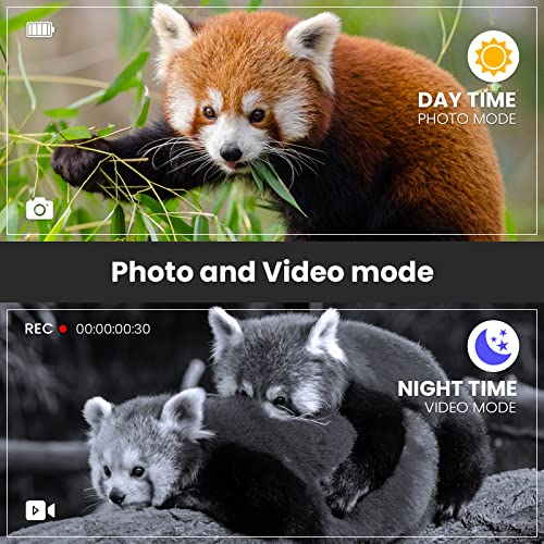 4K Digital Night Vision Goggles Binoculars for Total Darkness, Infrared Digital Night Vision, 32GB Memory Card for Photo and Video Storage, 3'' Large Screen Perfect for Hunting and Farm Monitoring
