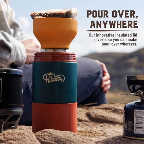 32oz All-Day Adventure Flask - As Seen on Shark Tank - The Insulated Multi-Tool of Beverage Bottles - Craft Pourover, Cold Brew, Tea, Water Infusion, Wine Decanting, Hydration. - color: Night Hike
