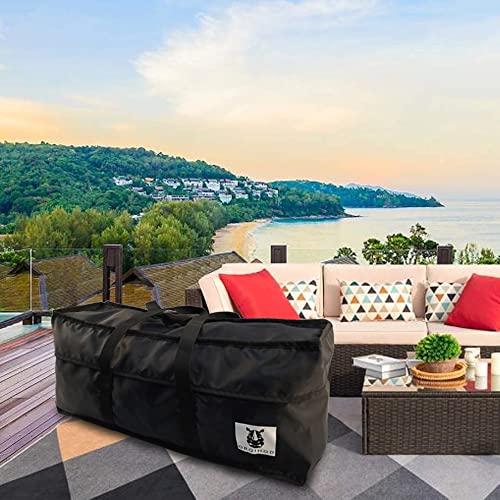 Outdoor Cushion Storage Bag Waterproof, Extra Large Bag, 65 Inch - size: 65x20x28in