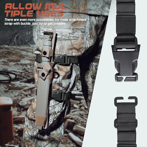 Molle Attachment Strap for Tactical Military backpack 24"Adjustable | Compression Tie Down Strap to Secure Gear Tripod Sleeping Bag Modular Accessories Strap for Rush Tier System,Heavy Duty Nylon - color: Black 4Packs, style: Style A