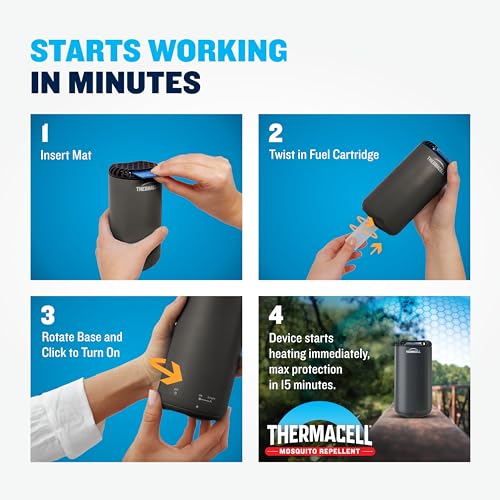 Thermacell Fuel-ZoneGuard Mosquito Repellent Refills, 300-Hr Value Pack | 15-FT Zone; 25x Fuel, 75x Mats; Outdoor Protection; Fuel Powered; Patio Shield; Bug Spray Alternative; Scent Free; DEET-Free - style: 300 Hour