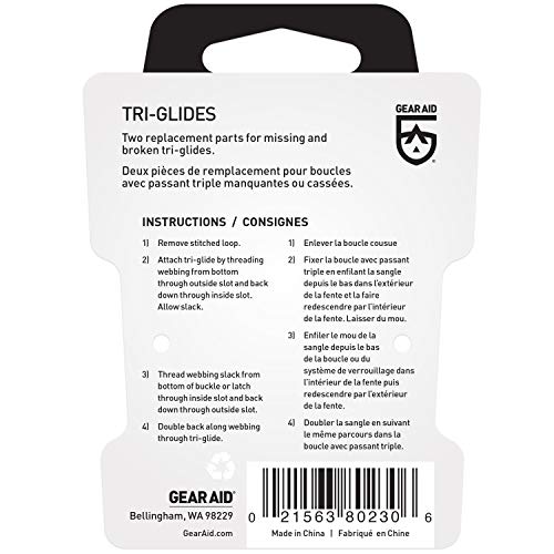 Gear Aid Replacement Triglide Buckle Kit - style: 1”