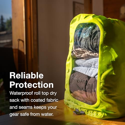 Osprey Waterproof Dry Sack with Window - color: Mars Orange, size: 35L
