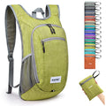 G4Free 10L/15L Hiking Backpack Lightweight Packable Hiking Daypack Small Travel Outdoor Foldable Shoulder Bag - color: Light Green, size: 10L