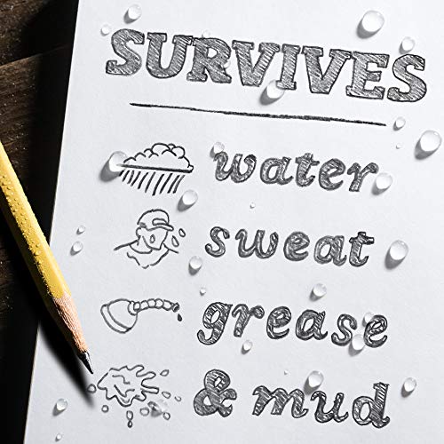 Rite in the Rain Weatherproof Side Spiral Notebook, 4.625" x 7", Yellow Cover, Universal Pattern (No. 373) | writing-pencils - color: Yellow, size: 1 Pack, style: Universal