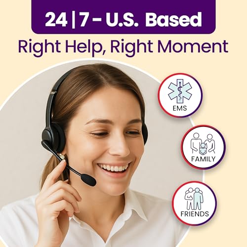 Medical Guardian MGMini Medical Alert Device for Seniors | Subscription Required | SOS Button, Emergency Location Assistance, 24/7 Monitoring | Silver - color: Silver