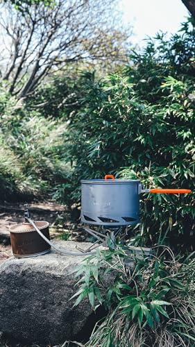 Fire-Maple Feast Outdoor Camping Cookware, Pot and Pan Set Stackable Kit - color: Feast heat exchanger