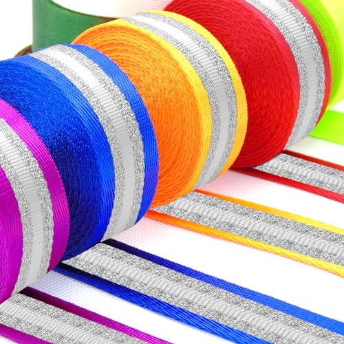 10 Yards Nylon Webbing 1.5 Inch 2 Inch Nylon Strap Webbing Straps Backpack Straps Nylon Belt for Indoor or Outdoor Gear, DIY Crafting, Handles, Luggage, Slings - color: Fluorescent Green-10 Yards, size: 2 inch