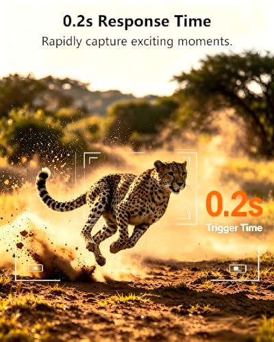 Oculview 4G LTE Cellular Trail Camera 360° Live Streaming Solar Deer Camera, SIM Card Included, Clear Night Vision, Remote Phone Control, Instant Alerts, Cloud Storage for Hunting/Outdoor Security