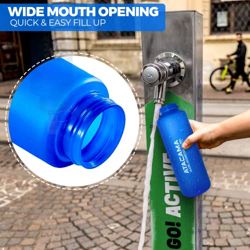 MyBand Soft Water Flask - 750ml/25oz - Collapsible Running Bottle – Wide Opening - size: 25 oz (Pack of 1)