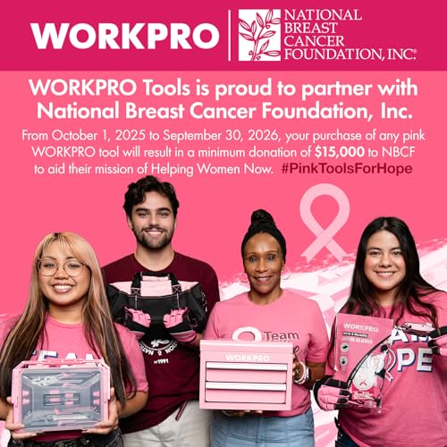 WORKPRO Garden Tool Bag, 10 Pockets and Shoulder Strap, Pink | Heavy Duty Gardening Organizer Tote Bag Standable Garden Home Tool Kits Organizer (Tools are not Included) - color: Pink