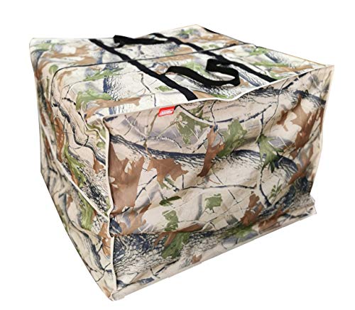Outdoor Square Cushion/Cover Storage Bag, Protective Zippered Storage Bags with Handles, 32''L x 32''W x 24''H - color: Leaf, size: 32''X32''X24''