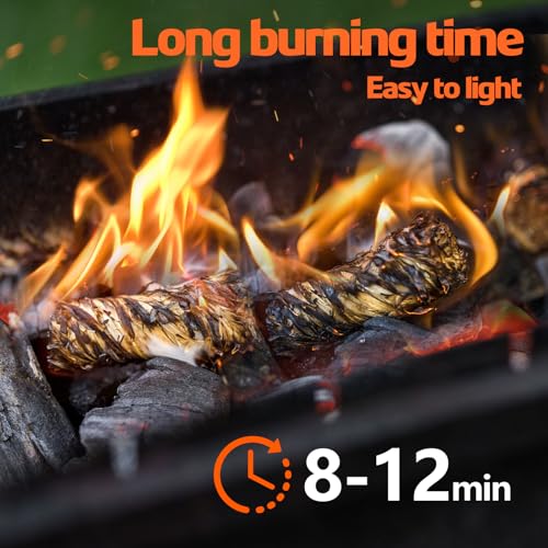 150 PCS Fire Starters for Campfires,Quick Light Wood Charcoal Fire Starter - size: 150 pieces