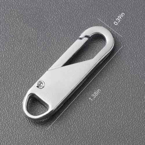 Replacement Metal Zipper Handle Mend Fixer Zipper Tab Repair for Luggage, Backpacks, Suitcases, Jackets, Purses, Handbags (16 PCS)