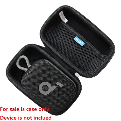 Anleo Hard Travel Case for Soundcore Select 4 Go Bluetooth Shower Speaker (Black) - color: Black