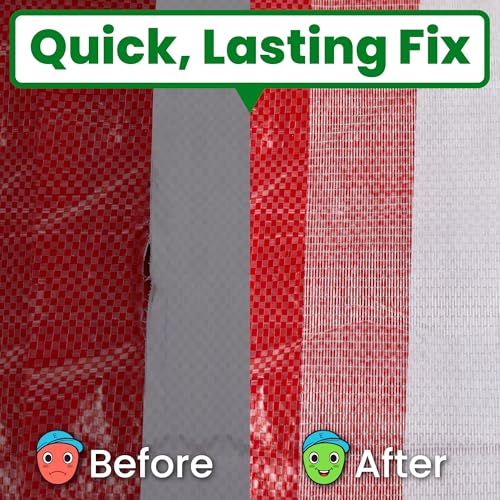 ECOHomes Awning, Tent & Canvas Repair Tape (Clear Mesh, 3 Inch x 30 Feet) - color: Clear Mesh, size: 3 Inch By 30 FT