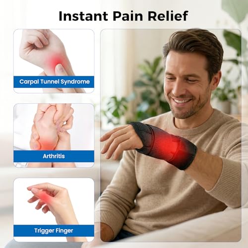 Aroma Season Heating Pad for Hands, Thumb & Wrist Heating Pad for Arthritis, Heated Wrist Wrap for Carpal Tunnel, Fits Right or Left