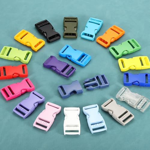 PATIKIL Quick Side Release Buckle, Plastic Buckle Clip Dual Adjustable Belt Snap Fasteners Clasp for Backpack - color: Gray