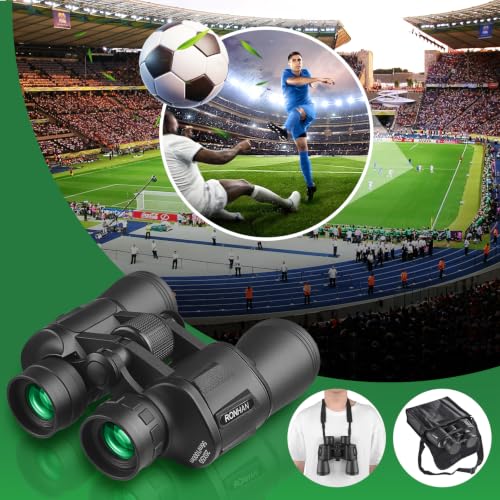 RONHAN 20×50 Binoculars for Adults High Powered with Carrying Case & Strap