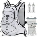IX INOXTO Hydration Pack Backpack, Lightweight Water Backpack with 2L Hydration Bladder Daypack for Men Women,Running Hydration Vest for Trail Running Hiking Cycling Race Climbing - color: White