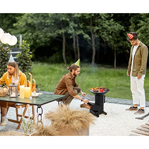 ONLYFIRE GRILLS 3-in-1 Rocket Stove, Camping Wood Burning Stove, GS302 | Portable Camp Grill with Cooking Grate, Flat Top Griddle & Pot Rack, Off-grid for Outdoor Patio Backyard RV Tailgating - style: GS302