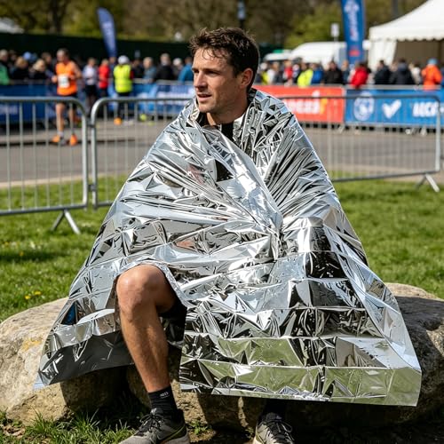 Mylar Emergency Blankets 5/10/20-Pack