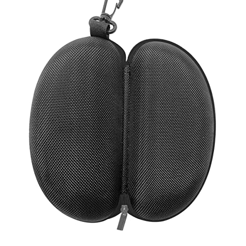 3pcs Zipper Hard Shell Sunglasses Case and Eyeglasses Case Portable Travel Glasses Case with Plastic Hook - color: Black
