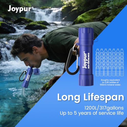 Portable Water Filter Straw, Essential Camping & Hiking Gear