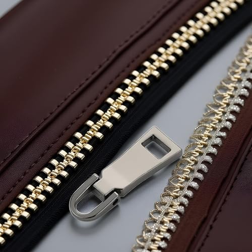 Zipper Pull Replacement Kit, Pull Replacement Repair, Zipper Slider Tab for Luggage Backpack Jacket Suitcase Coat Sewing Notions and Supplies (Gun Color) - color: Gun Color