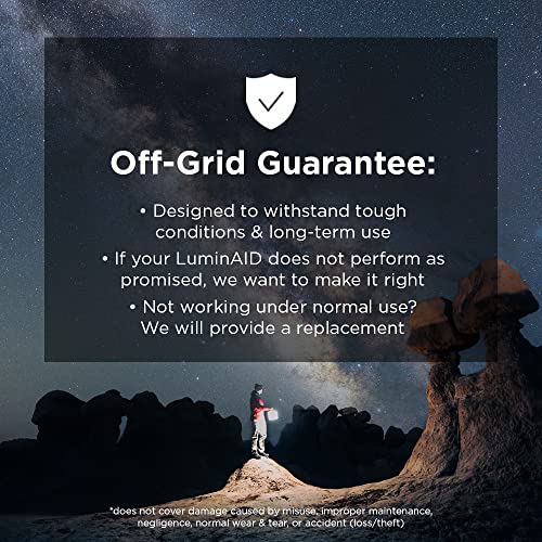 LuminAID Titan 2-in-1 Inflatable Solar LED Camping Lantern & Phone Charger - style: 300 Lumens